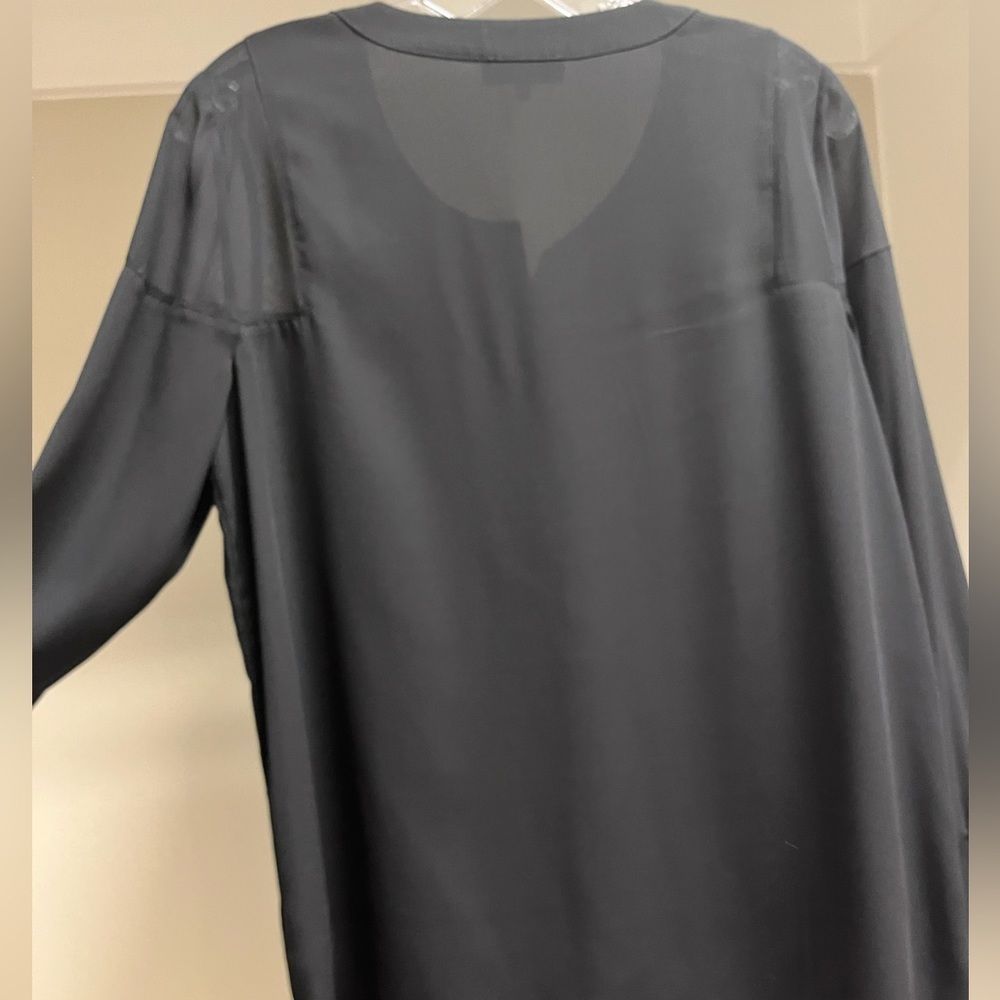 1.State Half Button Pullover Long Sleeve Blouse! - image 3